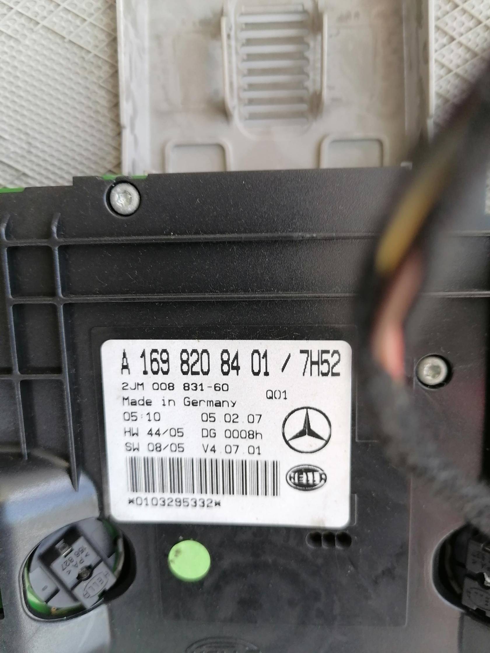 Luce cortesia ant. tetto